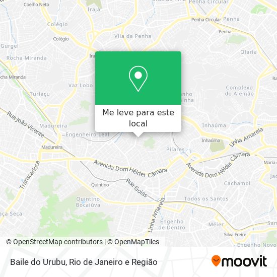 Baile do Urubu mapa