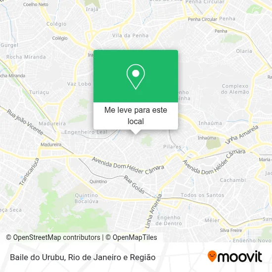 Baile do Urubu mapa