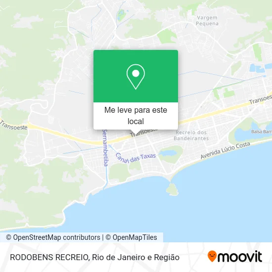 RODOBENS RECREIO mapa