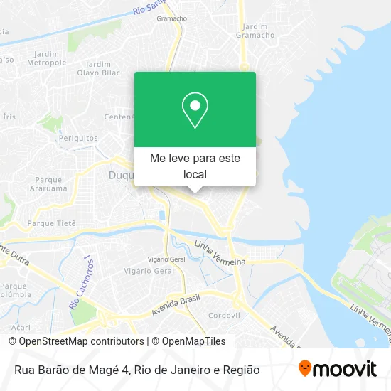 Rua Barão de Magé 4 mapa