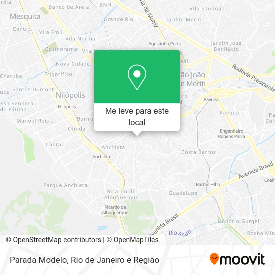 Parada Modelo mapa