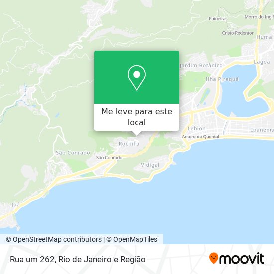 Rua um 262 mapa