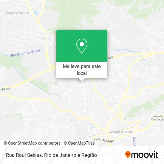 Rua Raul Seixas mapa
