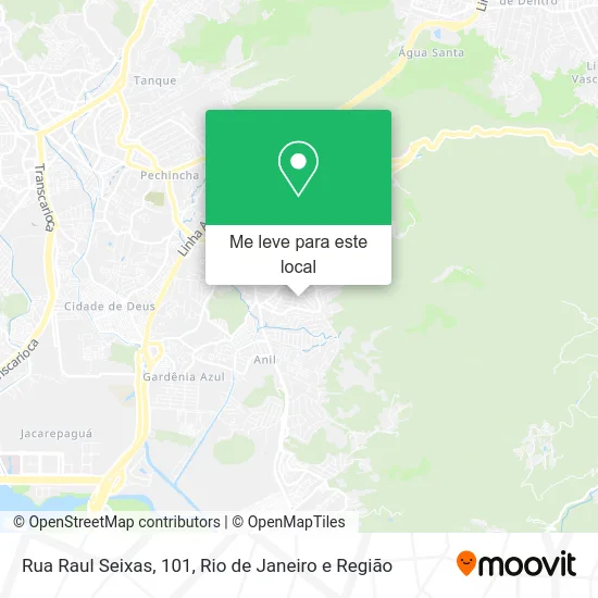 Rua Raul Seixas, 101 mapa
