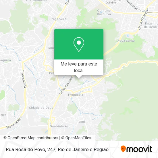 Rua Rosa do Povo, 247 mapa