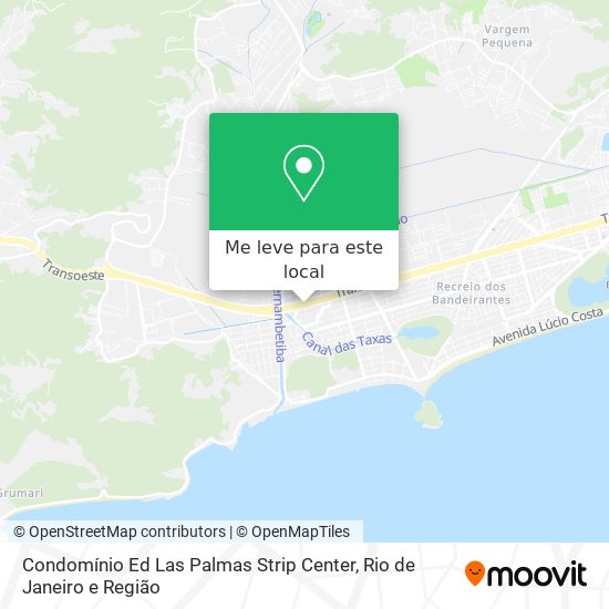 Condomínio Ed Las Palmas Strip Center mapa