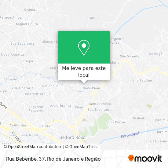 Rua Beberibe, 37 mapa