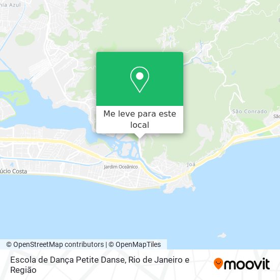 Escola de Dança Petite Danse mapa