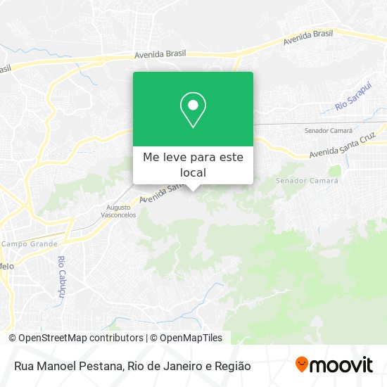 Rua Manoel Pestana mapa