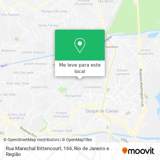Rua Marechal Bittencourt, 166 mapa