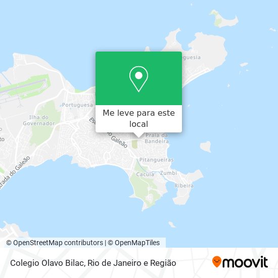 Colegio Olavo Bilac mapa