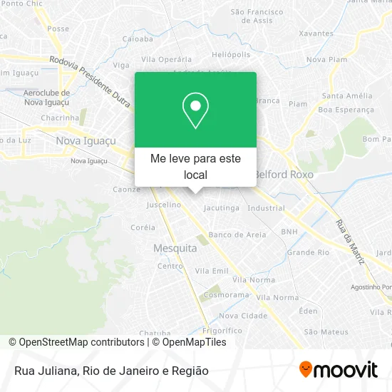 Rua Juliana mapa