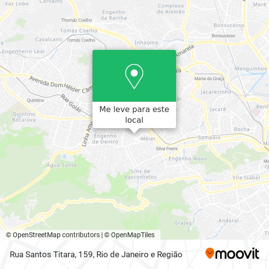 Rua Santos Titara, 159 mapa