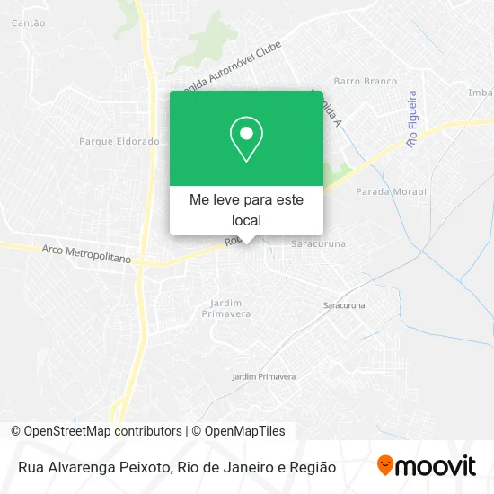 Rua Alvarenga Peixoto mapa