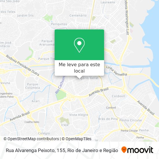 Rua Alvarenga Peixoto, 155 mapa