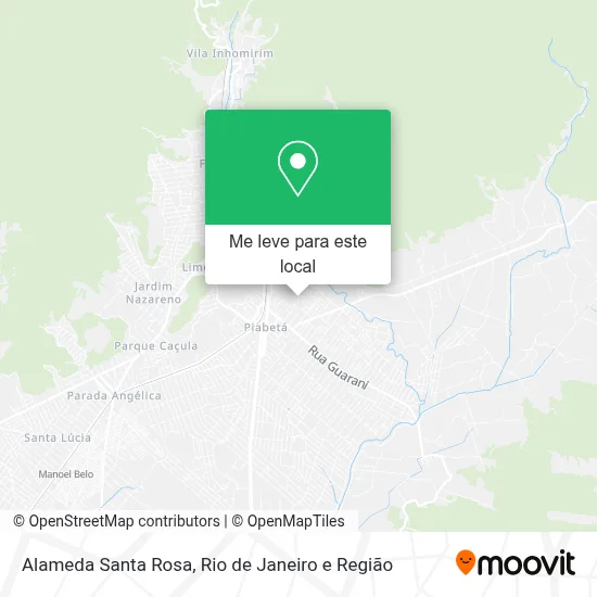 Alameda Santa Rosa mapa