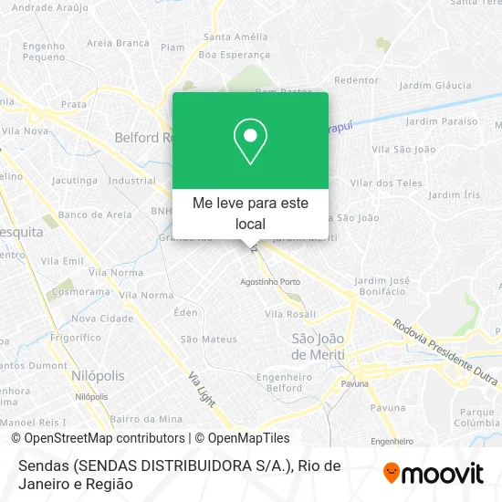 Sendas (SENDAS DISTRIBUIDORA S / A.) mapa
