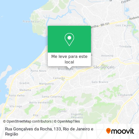 Rua Gonçalves da Rocha, 133 mapa