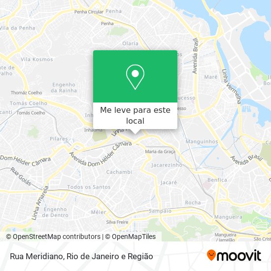 Rua Meridiano mapa