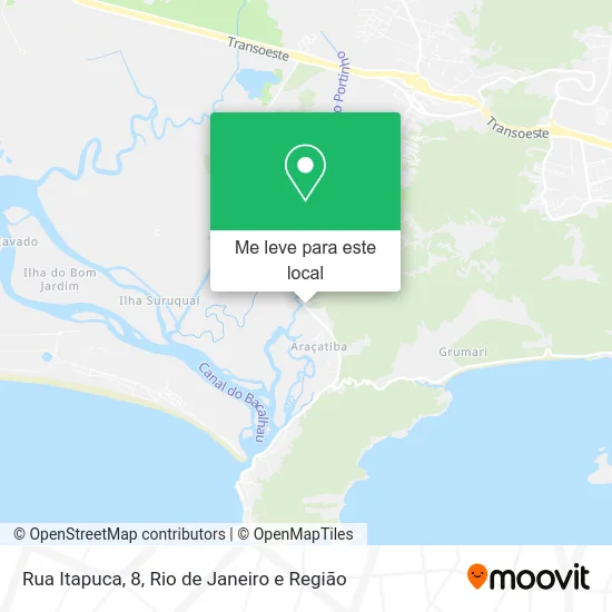 Rua Itapuca, 8 mapa