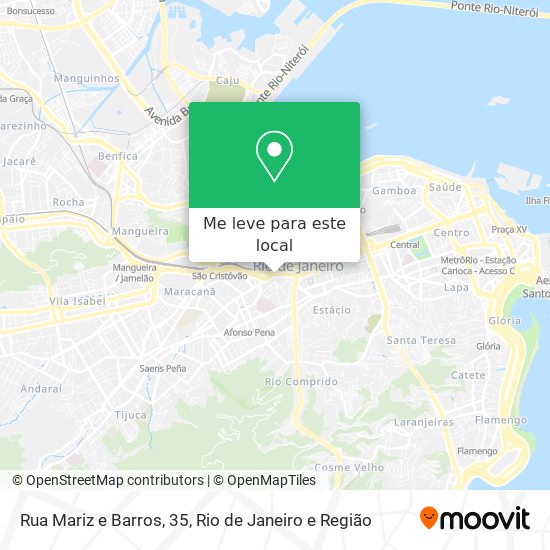 Rua Mariz e Barros, 35 mapa