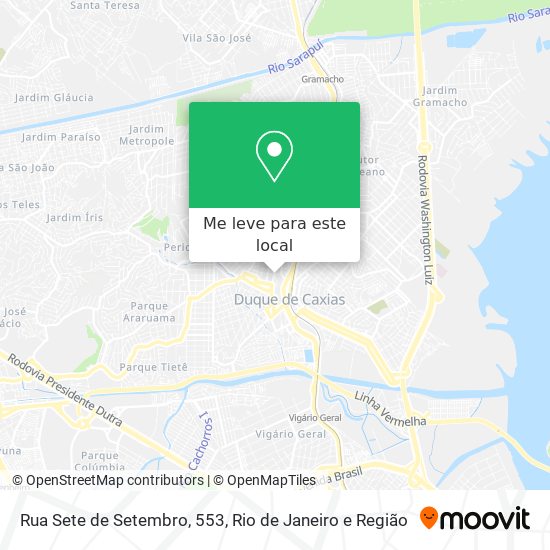 Rua Sete de Setembro, 553 mapa