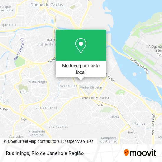 Rua Ininga mapa