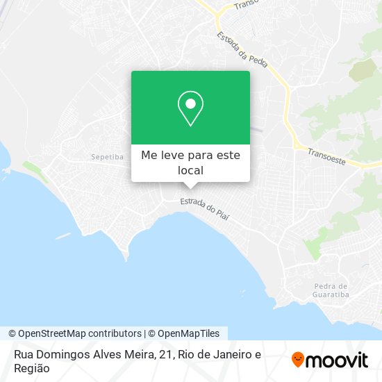 Rua Domingos Alves Meira, 21 mapa