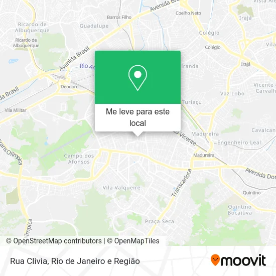 Rua Clivia mapa