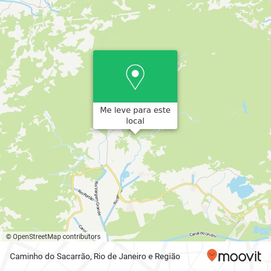 Caminho do Sacarrão mapa