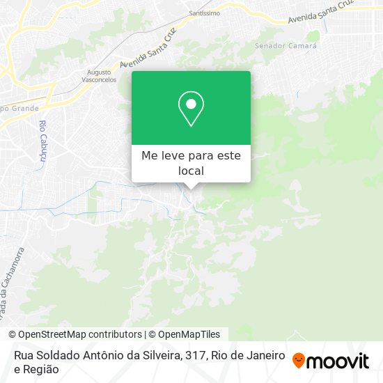 Rua Soldado Antônio da Silveira, 317 mapa