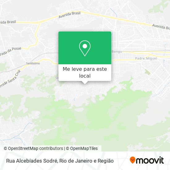 Rua Alcebíades Sodré mapa