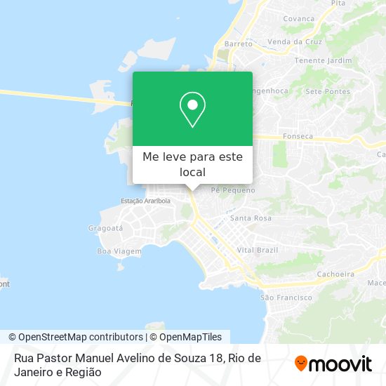 Rua Pastor Manuel Avelino de Souza 18 mapa