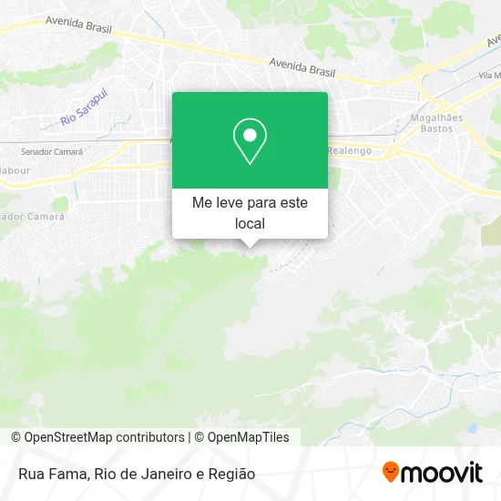 Rua Fama mapa