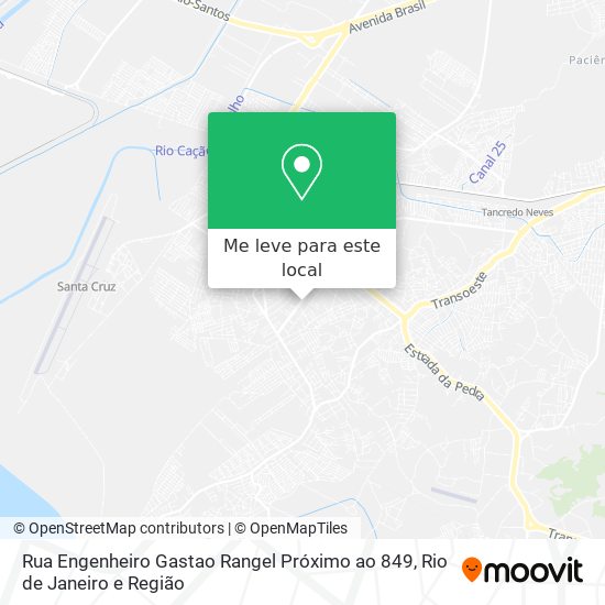 Rua Engenheiro Gastao Rangel Próximo ao 849 mapa