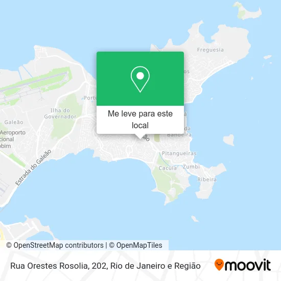 Rua Orestes Rosolia, 202 mapa