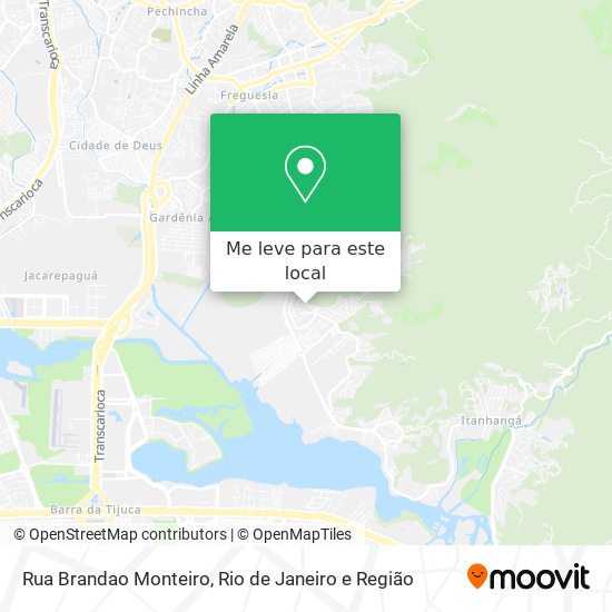 Rua Brandao Monteiro mapa