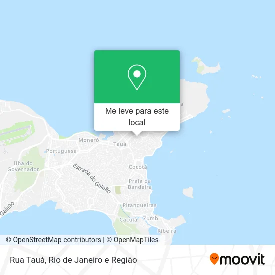 Rua Tauá mapa