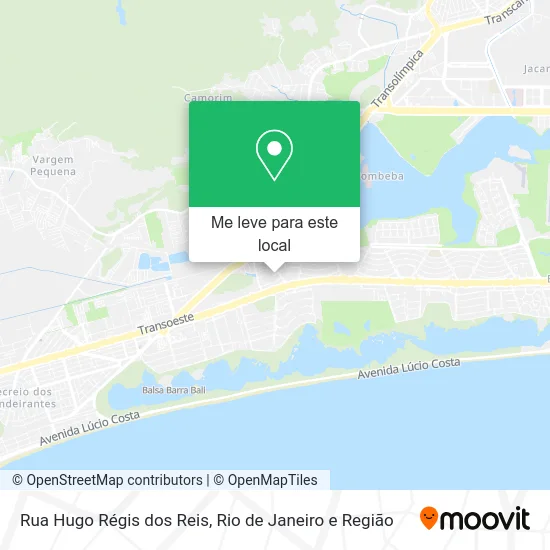 Rua Hugo Régis dos Reis mapa