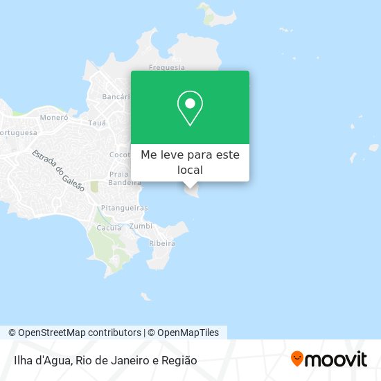 Ilha d'Agua mapa