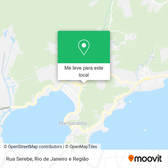 Rua Serebe mapa