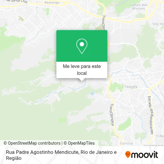 Rua Padre Agostinho Mendicute mapa
