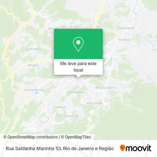 Rua Saldanha Marinho 53 mapa