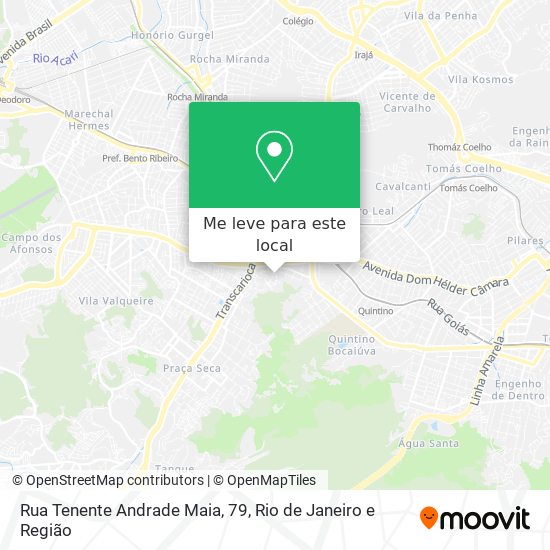 Rua Tenente Andrade Maia, 79 mapa