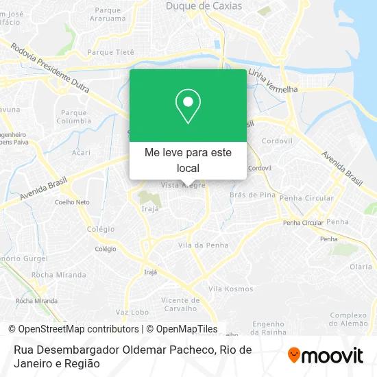 Rua Desembargador Oldemar Pacheco mapa