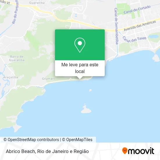 Abrico Beach mapa
