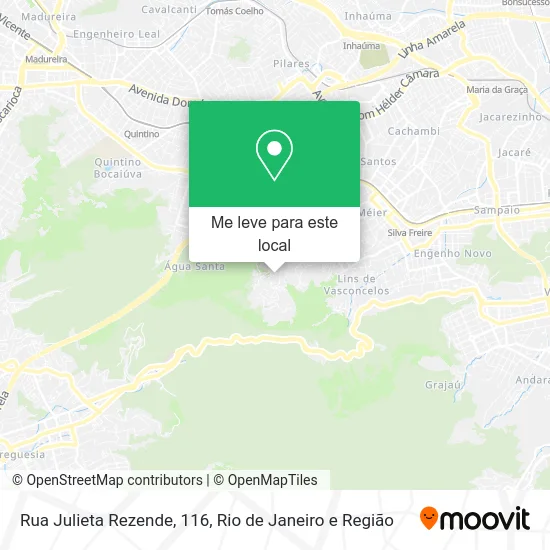 Rua Julieta Rezende, 116 mapa