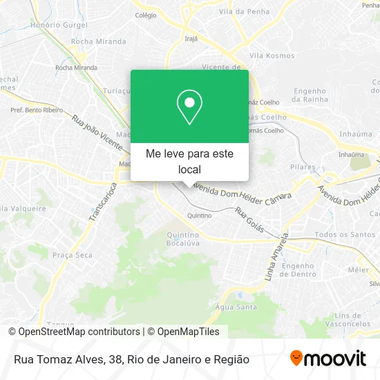 Rua Tomaz Alves, 38 mapa