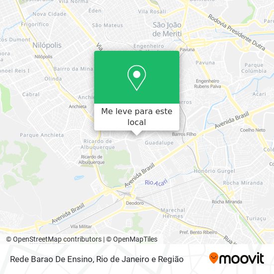 Rede Barao De Ensino mapa