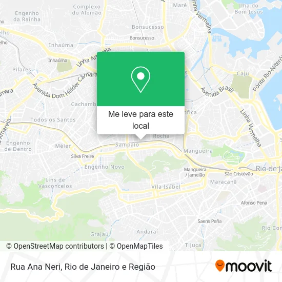Rua Ana Neri mapa